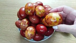 Eggs in Onion Skins | Natural Dyes | Bright Colors