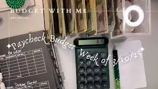 MARCH PAYCHECK BUDGET WITH ME | February Financial Update Sinking Funds | Did I Go Over Budget?! 😱