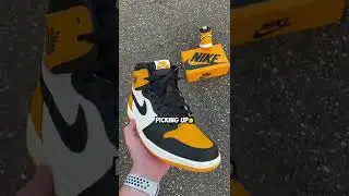 Я попробовал надеть Jordan 1 Taxi Yellow Toe🚕