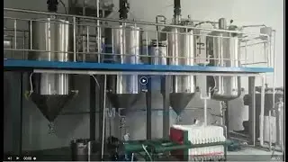sunflower soybean complete crude oil refinery refining process oil press oil extractor plant