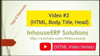 How to use html, head, body, title tags | Video #2 | #htmltutorial #html #technology #tech