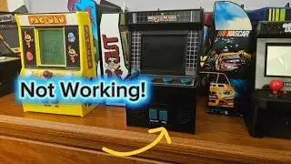 My new mini arcade has a big problem. Help! 