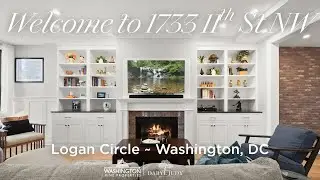 Buying A Home In Logan Circle Washington DC l Tour This 3-BR Townhouse with Parking & Outdoor Space