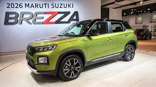 Maruti Suzuki Brezza 2026 года | Компактный внедорожник нового поколения с ярким дизайном и интел...