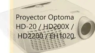 Schneider Electr&oacute;nica | Proyector Optoma HD20,  Mal sensor color wheel