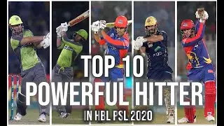TOP 10 POWERFUL HITTER | HBL PSL 2020