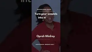 Turn Pain Into Wisdom &mdash; Oprah Winfrey