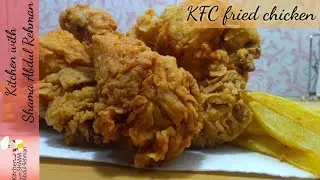 KFC style fried chicken recipe by Shama | Crispy fried chicken | Kitchen with Shama Abdul Rehman