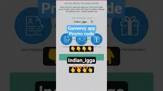 Gameroy app promo code (Indian_igga) #freefire #tournament #promocode #refferalcode #app #gameroy