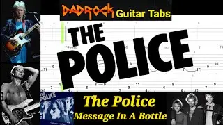 Message In A Bottle - The Police - Guitar + Bass TABS Lesson