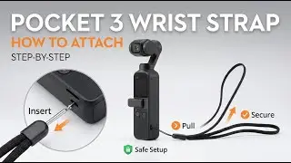 Как закрепить ремешок на DJI Osmo Pocket 3 (пошаговое руководство)