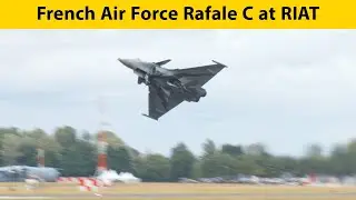 Awesome French Rafale C Solo Display at RIAT 4K