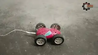 HOW TO MAKE A NORMAL CAR CONVERT INTO RC CAR AT HOME 🚗🚗... // RCM Experiment