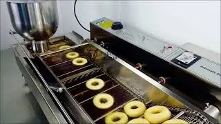 Yucho T100 donut making working machine