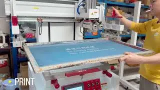 Touch screen high precision screen printing machine