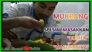 Mukbang Spesial Nasi Kuning Ala BuMer || Mukbang #mukbang #kehidupanpriadesa