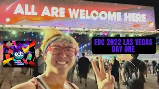 EDC Las Vegas 2022 Day One! My First Electric Daisy Carnival VLOG! Porter Robinson and Seven Lions!