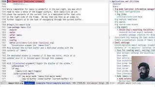 Emacs: outline-minor-mode and imenu