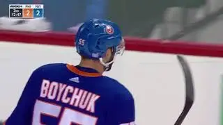 Johnny Boychuk Goal vs PHI November 22, 2017