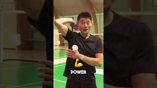 Изучите удар справа по кросс-корту 🏸 #бадминтон