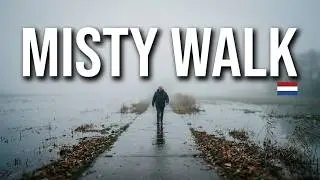 Misty Morning by the Lake – Walking in Friesland, The Netherlands