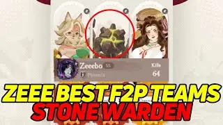 Zeee Best F2P Relentless Rumble Guide: Stone Warden!!!【AFK Journey】