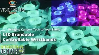 Denver LED Wristbands | Custom Branded LED Wristbands | Programmable & Controllable LED Wristbands