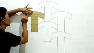 3D wall painting design ideas || Cat tembok 3D