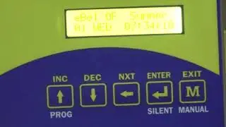Demo of Micro Controls - School Bell Controller with traditional bell sound output SBELL8012