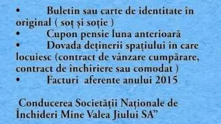 Anunt important pentru pensionarii mineri