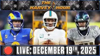 🔴 LIVE: Sam Darnold Stuns Rams, Tua Gets BENCHED, Week 16 Picks & More
