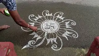 விநாயகர் சதுர்த்தி ஸ்பெஷல் ரங்கோலி#freehandrangolis #specialrangoli #kolamrangoli #rangoli #rangoli