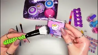 [ASMR] Kids Makeup 🧸 (tapping, tracing, unboxing) to help you sleep