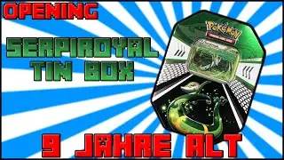 🍀 9 Jahre alte Tin Box! - Serpiroyal Tin Box - Pokemon TCG Opening