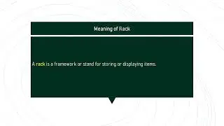 rack # Expand Your English Vocabulary