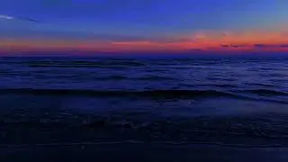 Gentle Ocean Waves Background Sound | Soft Ocean Waves at Night