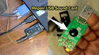 No Sound on Laptop PC USB Sound Card Repair PC  & Laptop