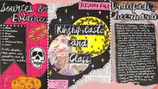 Class 12 History Project File|| Kinship,Caste and Class|| Mahabharata ||Best File||