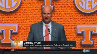 Jeremy Pruitt at SEC Media Days 2018 [full video]