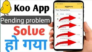 koo App payment problem solve || koo transaction pending #earnmoneyonline #kooapp