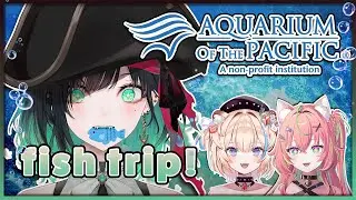 A Pirate Vtuber&rsquo;s Day at the Aquarium 🦈 | Live IRL Tour @MiaMelonya @ShabelTonya