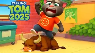 Talking Tom 2025 &ndash; Revenge on the Bull: Time to Pay Back! 🐂🔥 #talkingtom #talkingtom2025 #cat #like 