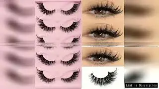 Hot Selling Makeup 5 Pairs Cat Eye Lashes Faux Eyelashes  Eye Elongated False Eyelashes