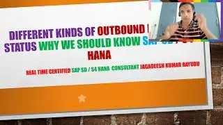 Different kinds of outbound delivery status why we should know sap sd  s4 hana