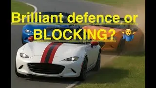 Brilliant Defence or dangerous blocking?! P11 to P4 drive - My Craziest iRacing Finish (Full Race!)