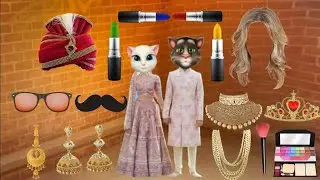 Talking tom 😳| Billu dulha and dulhan new makeup cartoon video | @MKBilluGupshup @Magicstudio3