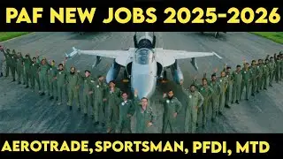 PAF New Jobs 2025&ndash;2026 | Aerotrade, Sportsman, PF&DI, MTD, Fire Fighter | Matric Base Jobs