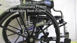 SM 014 Wheelchair Anti-rollback Device for Invacare Tracer EX2