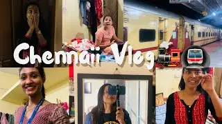 Chennai Vlog🚂 | Surprise meeting🥰🫂| Rosh Rebecca