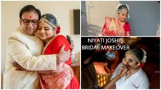 Wedding makeup look of Dilip Joshi's (Jethalal) daughter Niyati Joshi
